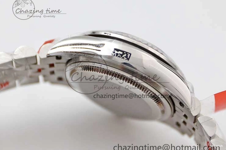 Dial Steel DateJust 28 SS Silver 1:1 NH05 Bracelet 904L on TWF President Best Lady Edition 0207